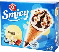 Mängden socker i Cônes vanille pépites de chocolat x 6