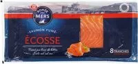 Mängden socker i Saumon fume Ronde des Mers Ecosse x8