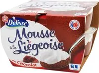 Mängden socker i Crèmes à la liégeoise au chocolat