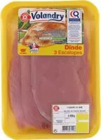 Mängden socker i Escalopes de dinde certifiées x 3