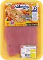 Mängden socker i Escalopes ef de dinde cert x2