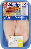 Mängden socker i Filets de poulet blanc certifie x2
