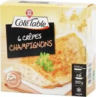 Mängden socker i 6 crêpes champignons