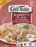 Mängden socker i Blanquette de Veau aux champignons et duo de Riz Cuisiné