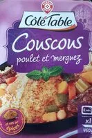 Mängden socker i Couscous poulet merguez