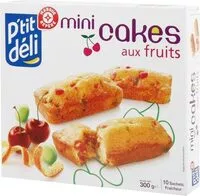 Mängden socker i Mini cakes aux fruits