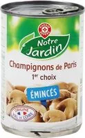 Mängden socker i Champignons de Paris 1er choix émincés