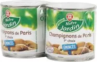 Mängden socker i Champignons de Paris émincés