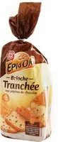 Mängden socker i Brioche tranchée aux pépites de chocolat