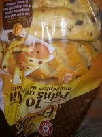 Mängden socker i Pains au lait aux pépites de chocolat