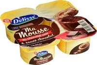 Mängden socker i Mousses au chocolat noir x 4