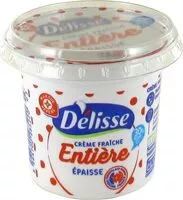 Mängden socker i Délisse - Crème fraîche épaisse 30% Mat. Gr