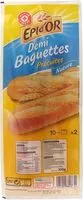 Mängden socker i Demi-baguettes pré-cuites x 2