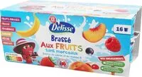 Mängden socker i Yaourt brassé pulpe fruits