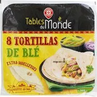 Mängden socker i Tortillas de blé