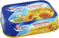 Mängden socker i Sardines entières à l'huile de tournesol