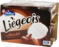 Mängden socker i Liégeois chocolat x 12