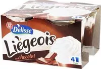 Mängden socker i Dessert Liegeois
