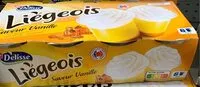 Mängden socker i Dessert lacté vanille caramel liégeois