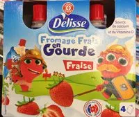 Mängden socker i Fromage frais à la fraise déli'pocket
