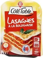 Mängden socker i Lasagnes Bolognaise Côté Table, 350g