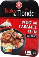 Mängden socker i Porc au caramel et son riz thaï