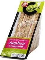 Mängden socker i Plaisir & Gourmandise Jambon Emmental