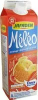 Mängden socker i Méléo orange banane fraise