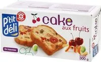 Mängden socker i Cake aux fruits