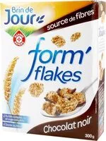 Mängden socker i Forme flakes chocolat noir