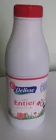 Mängden socker i Lait entier bouteille 6x1l unité