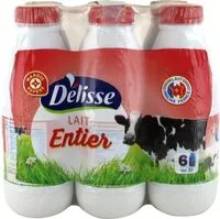 Mängden socker i Lait entier bouteille