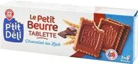Mängden socker i Biscuits tablette chocolat au lait