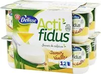 Mängden socker i Actifidus Délisse, Vanille12x125g