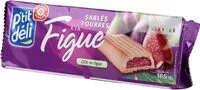 Mängden socker i Sablés fourrés à la figue