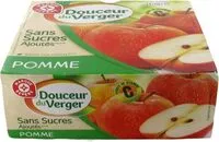 Mängden socker i Desserts de fruits pomme sans sucres ajoutés
