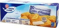 Mängden socker i 20 tranches Panées de Colin d'Alaska