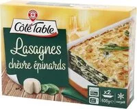 Mängden socker i Lasagnes Chèvre Épinards
