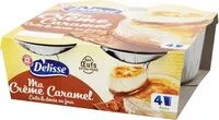 Mängden socker i Crème caramel x 4 pots