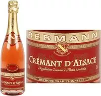 Mängden socker i Crémant d'Alsace brut rosé A.O.C.