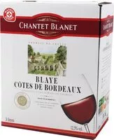 Mängden socker i Blaye Côtes de Bordeaux A.O.C - Bag-in-Box®