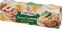 Mängden socker i Pâtés de campagne pur porc x 3