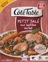 Mängden socker i Petit Salé aux lentilles vertes