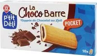 Mängden socker i 10 choco barres