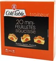 Mängden socker i Mini Feuilletés Côté Table, Saucisse 20x