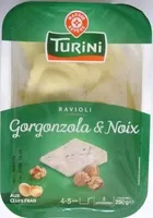 Mängden socker i Ravioli gorgonsola noix