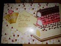 Mängden socker i 6 Mini buches Eskiss