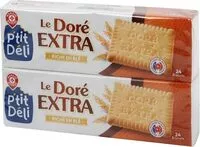 Mängden socker i Doré extra biscuits à croquer