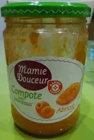 Mängden socker i Compote abricot avec morceaux