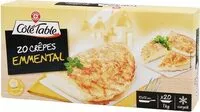 Mängden socker i Crêpes 1/2 lune fromage x 20